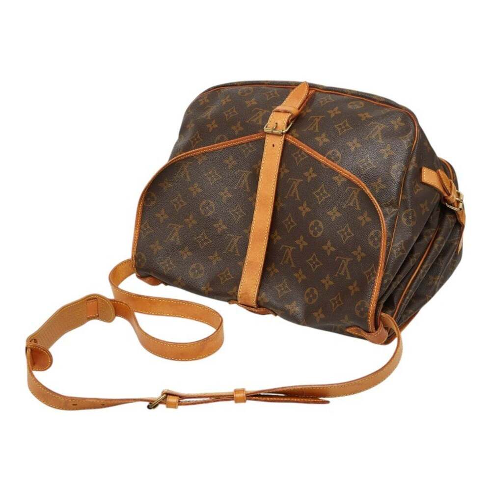 LOUIS VUITTON Brown Monogram Leather Shoulder Bag - Picture 4 of 13